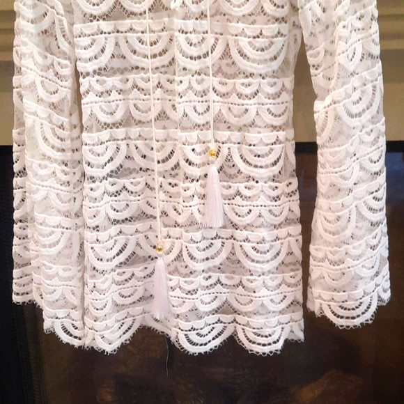 PQ Swim scalloped lace coverup - Picture 3 of 5